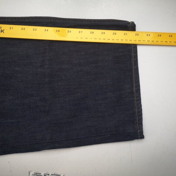 The Foundry Supply Co. Men's Size 46/32 Dark Wash Straight Wide Legs Jeans - Picture 12 of 12